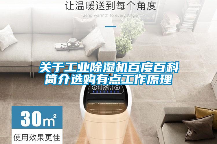 關于工業除濕機百度百科簡介選購有點工作原理