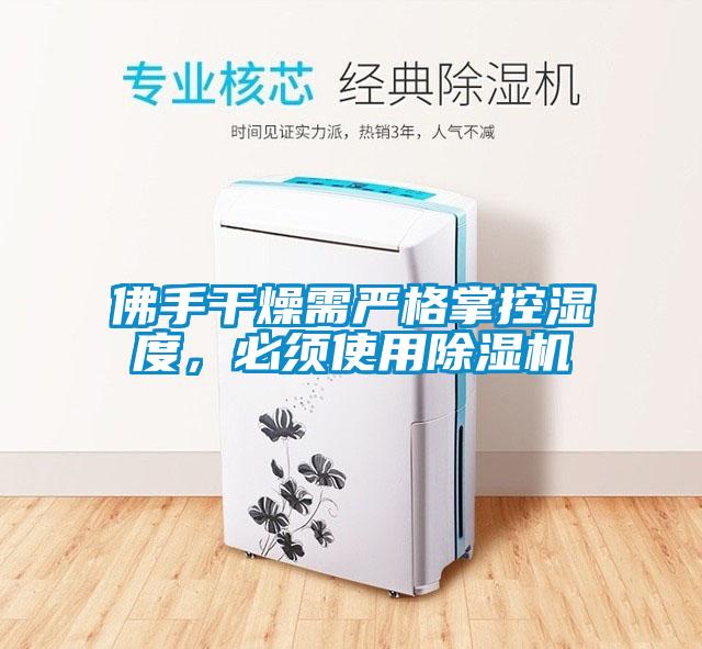 佛手干燥需嚴格掌控濕度，必須使用除濕機