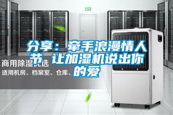 分享：牽手浪漫情人節 讓加濕機說出你的愛