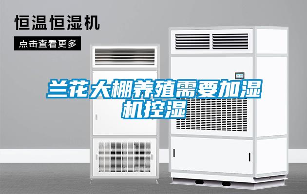 蘭花大棚養殖需要加濕機控濕