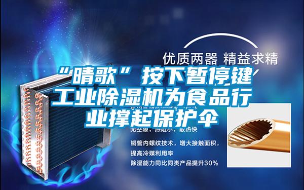 “晴歌”按下暫停鍵 工業除濕機為食品行業撐起保護傘