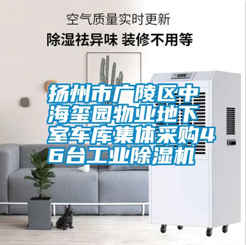 揚州市廣陵區中海璽園物業地下室車庫集體采購46臺工業除濕機