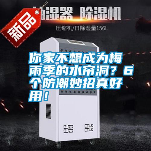 你家不想成為梅雨季的水簾洞？6個防潮妙招真好用！