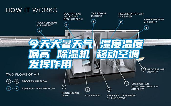 今天大暑天氣 濕度溫度偏高 除濕機 移動空調發揮作用