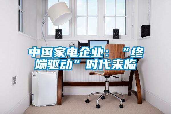 中國家電企業：“終端驅動”時代來臨