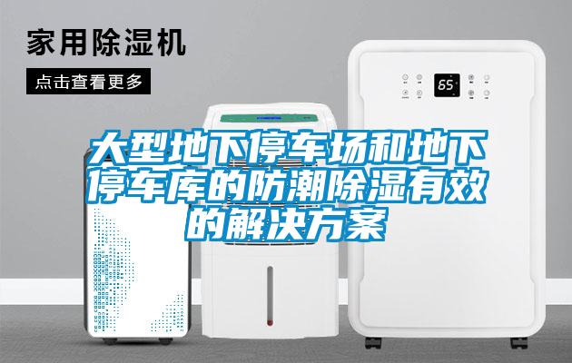 大型地下停車場和地下停車庫的防潮除濕有效的解決方案