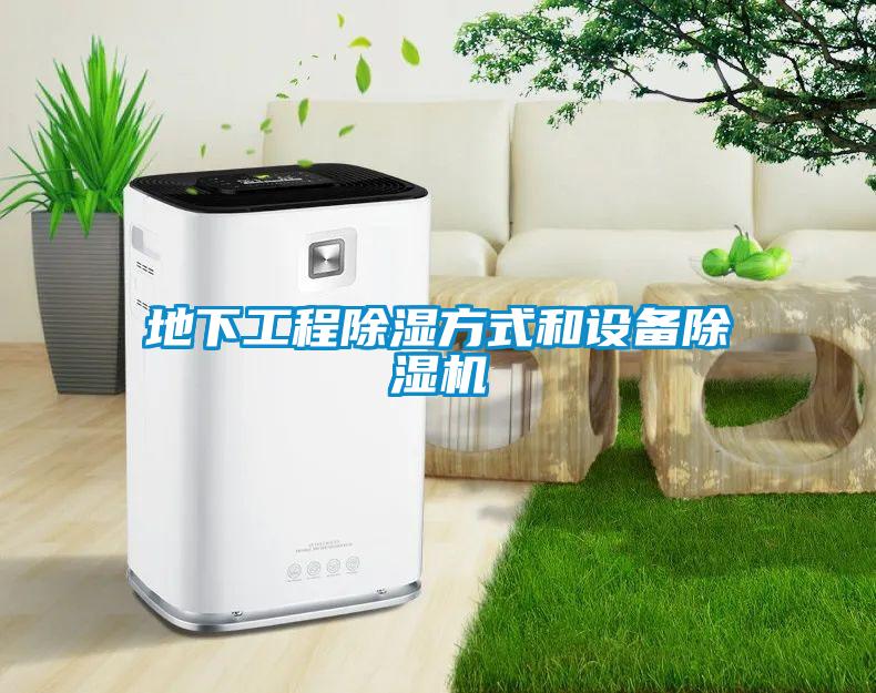 地下工程除濕方式和設備除濕機