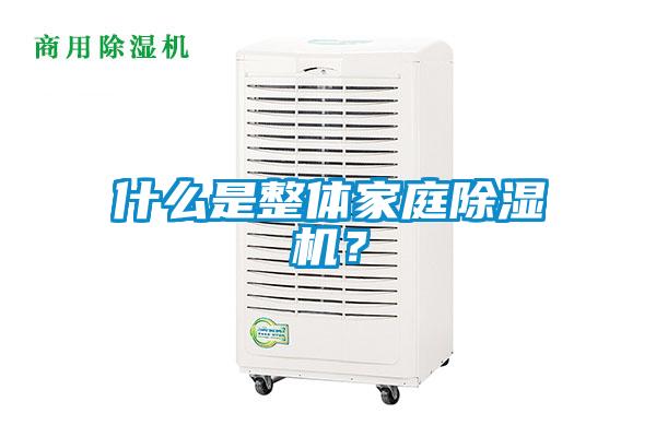 什么是整體家庭除濕機(jī)？