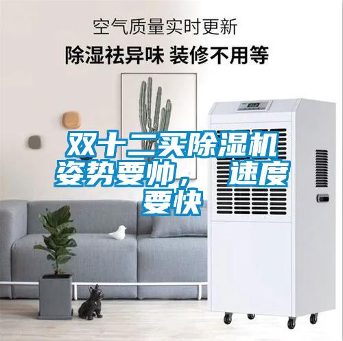 雙十二買除濕機姿勢要帥， 速度要快