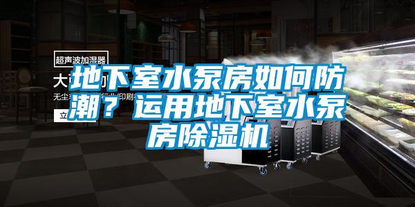 地下室水泵房如何防潮？運用地下室水泵房除濕機