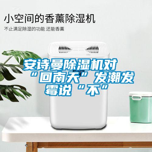 安詩曼除濕機對“回南天”發潮發霉說“不”