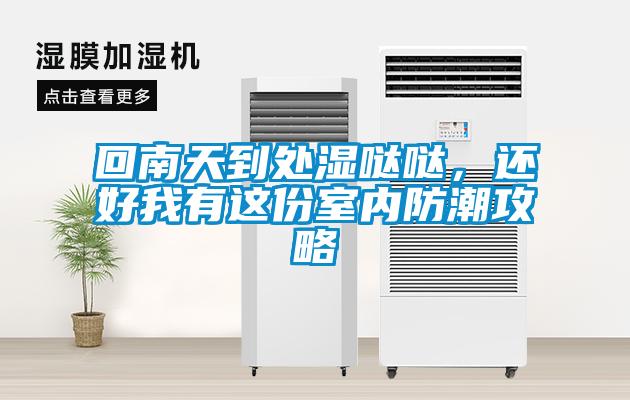 回南天到處濕噠噠，還好我有這份室內防潮攻略