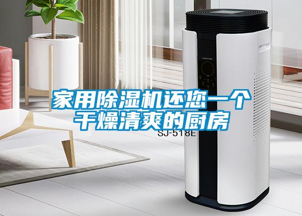 家用除濕機還您一個干燥清爽的廚房