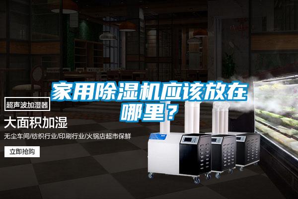 家用除濕機應該放在哪里？