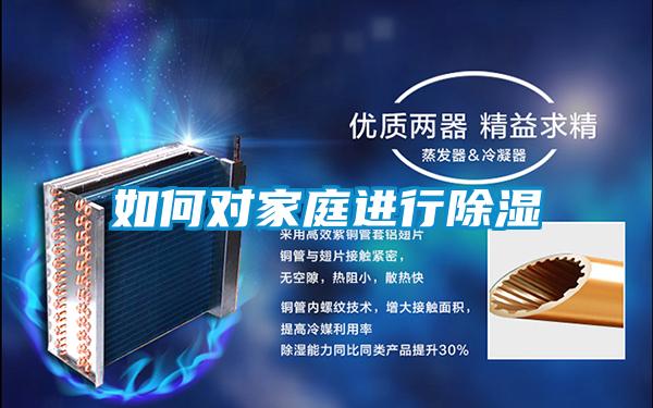 如何對家庭進行除濕