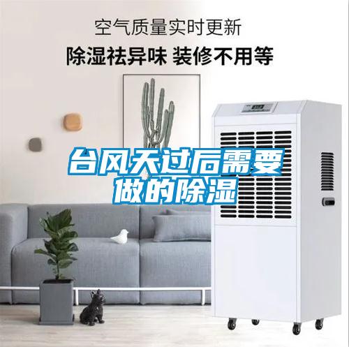 臺風天過后需要做的除濕