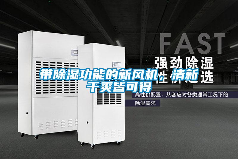 帶除濕功能的新風(fēng)機，清新干爽皆可得
