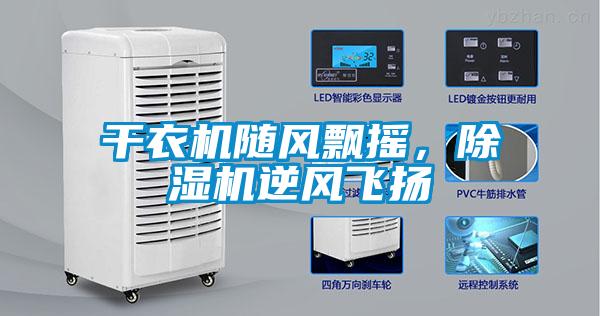 干衣機隨風飄搖，除濕機逆風飛揚