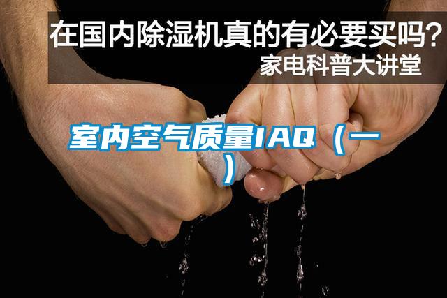 室內空氣質量IAQ（一）