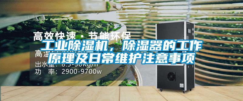 工業除濕機，除濕器的工作原理及日常維護注意事項