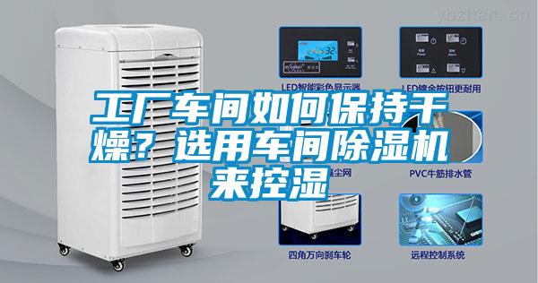 工廠車間如何保持干燥？選用車間除濕機來控濕