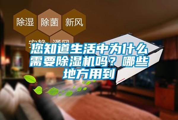您知道生活中為什么需要除濕機嗎？哪些地方用到