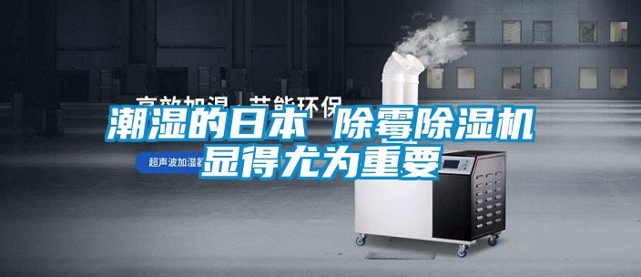 潮濕的日本 除霉除濕機顯得尤為重要