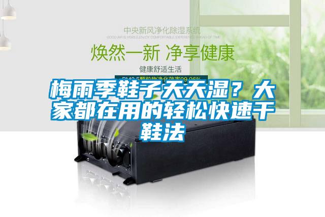 梅雨季鞋子天天濕？大家都在用的輕松快速干鞋法