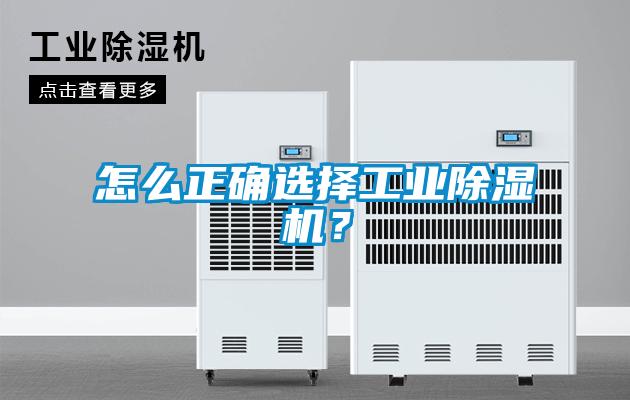 怎么正確選擇工業除濕機？