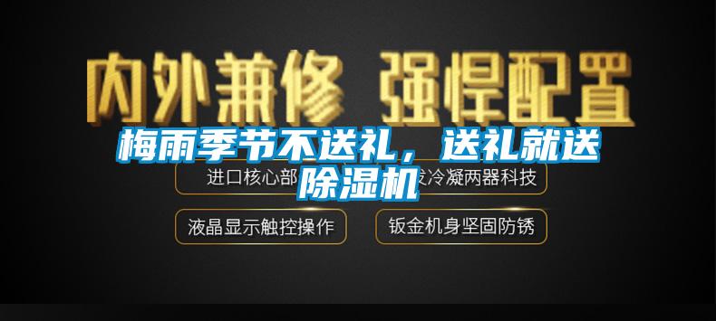 梅雨季節不送禮，送禮就送除濕機