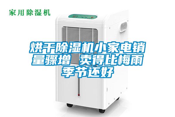 烘干除濕機小家電銷量驟增 賣得比梅雨季節(jié)還好