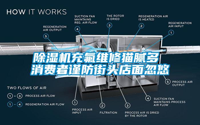 除濕機充氟維修貓膩多 消費者謹防街頭店面忽悠