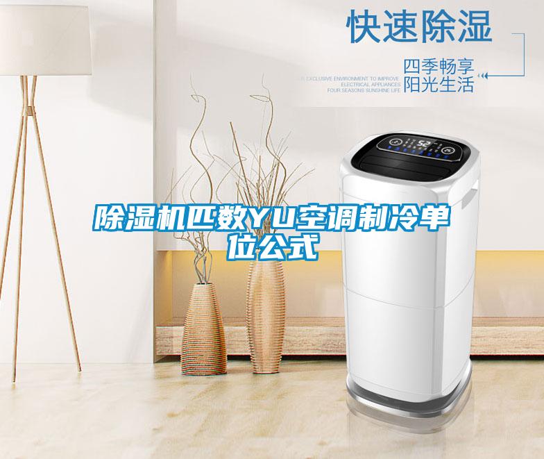 除濕機匹數YU空調制冷單位公式