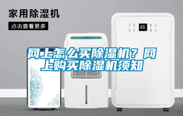 網上怎么買除濕機？網上購買除濕機須知