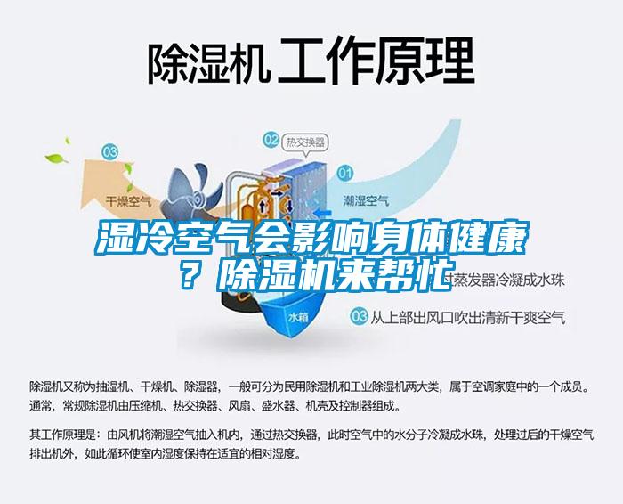 濕冷空氣會影響身體健康？除濕機來幫忙