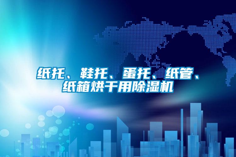 紙托、鞋托、蛋托、紙管、紙箱烘干用除濕機