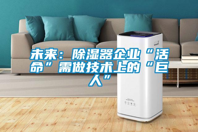 未來：除濕器企業“活命”需做技術上的“巨人”