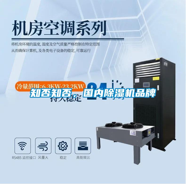 知否知否，國內除濕機品牌