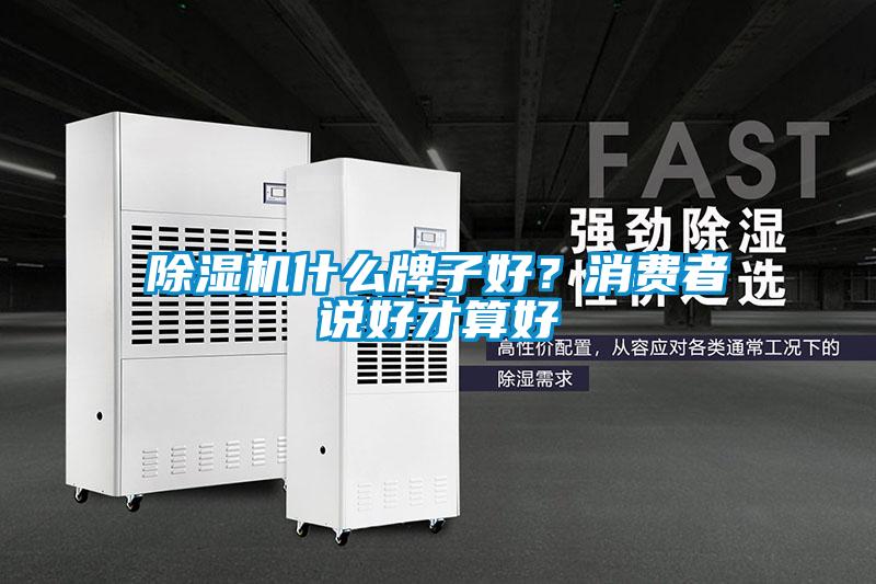 除濕機什么牌子好？消費者說好才算好