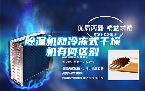 除濕機和冷凍式干燥機有何區別