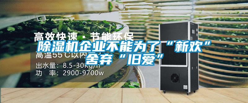 除濕機企業(yè)不能為了“新歡”舍棄“舊愛”