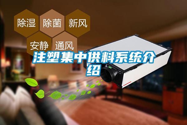 注塑集中供料系統介紹