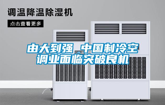 由大到強 中國制冷空調業面臨突破良機
