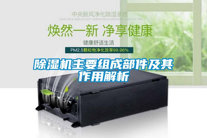 除濕機主要組成部件及其作用解析