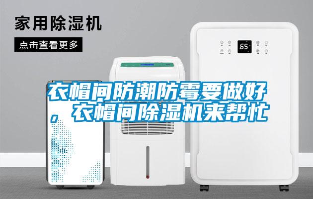 衣帽間防潮防霉要做好，衣帽間除濕機來幫忙