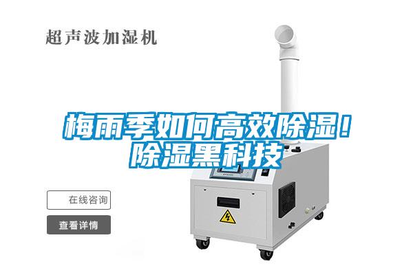 梅雨季如何高效除濕！除濕黑科技