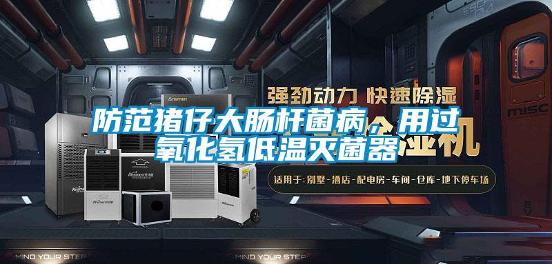 防范豬仔大腸桿菌病，用過氧化氫低溫滅菌器