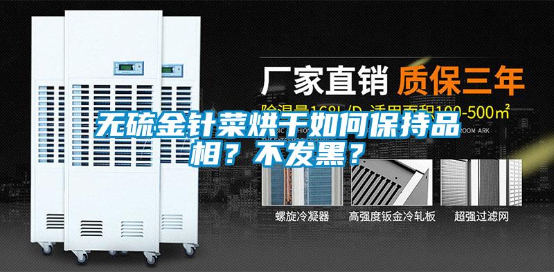 無(wú)硫金針菜烘干如何保持品相？不發(fā)黑？