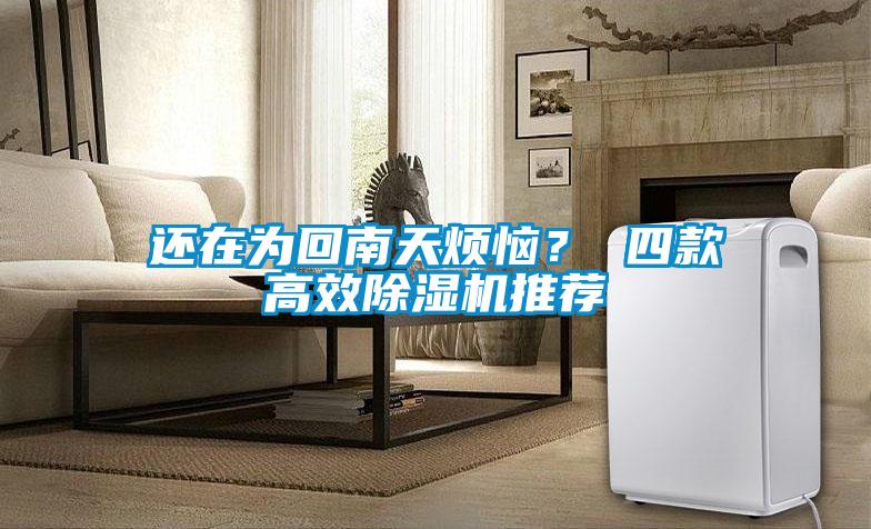 還在為回南天煩惱？ 四款高效除濕機推薦