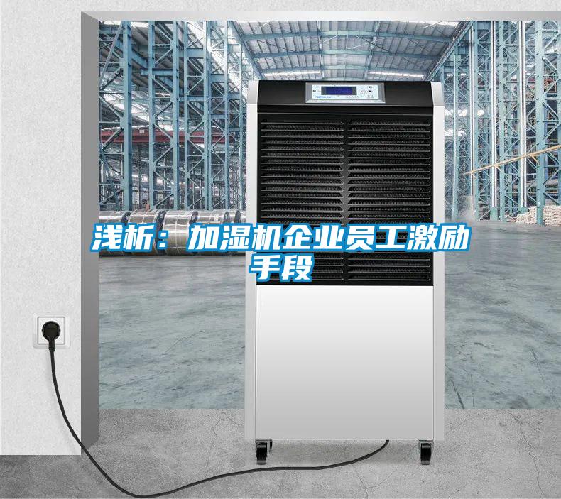 淺析：加濕機(jī)企業(yè)員工激勵手段